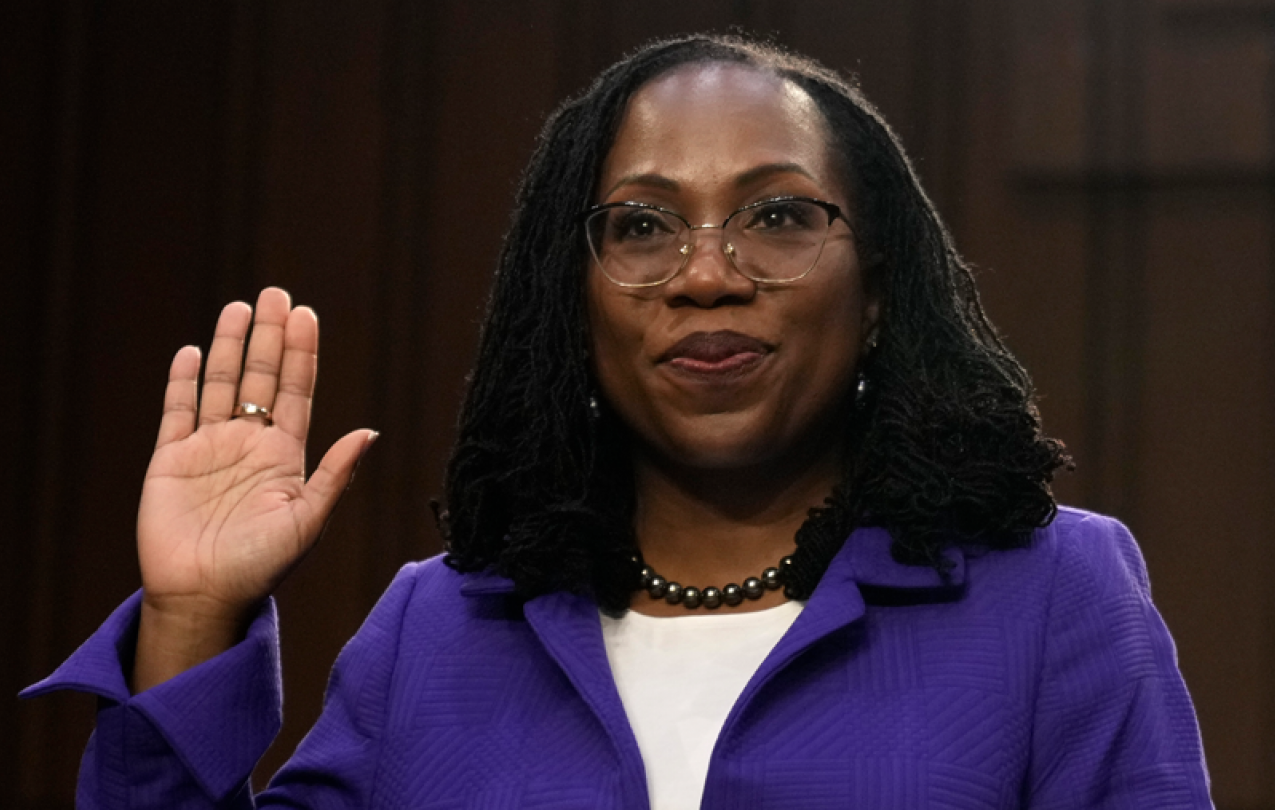 Judge Ketanji Brown Jackson. (Photo credit: Drew Angerer/Getty Images)