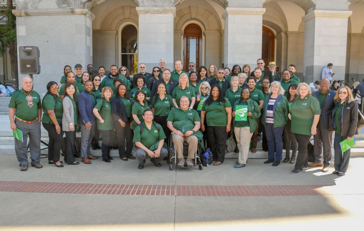 AFSCME Local 2620 members at their 2019 Lobby Days