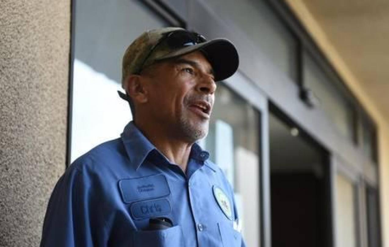 AFSCME Local 2703 member Chris Carrera. Photo by Merced Sun-Star