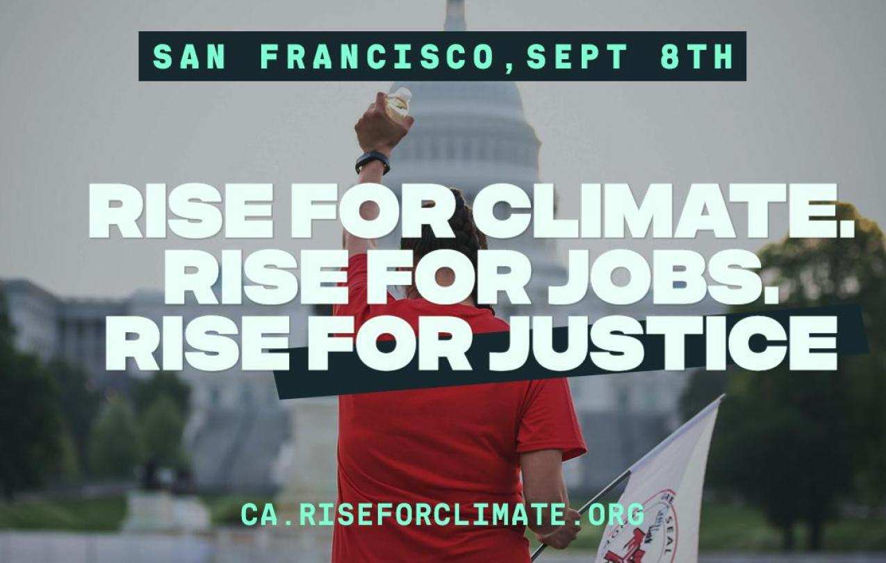 #RiseForClimate