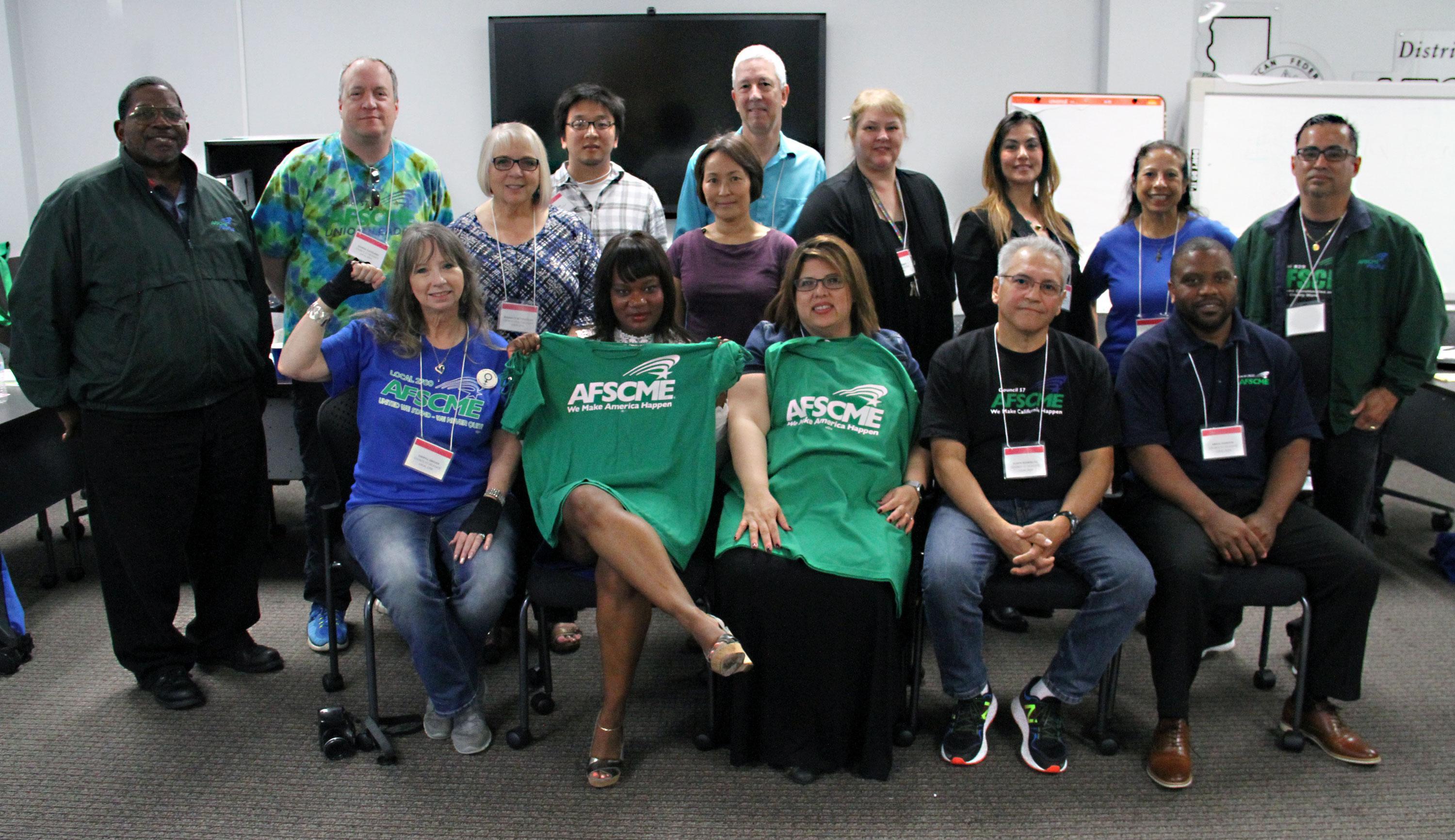 AFSCME Council 57 Executive Board members, 2017-19